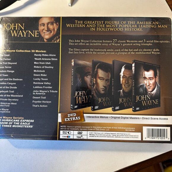 JOHN WAYNE 30 MOVIES ULITMATE COLLECTOR'S EDITION DVD, SEALED NEW. NWOT - Picture 5 of 7
